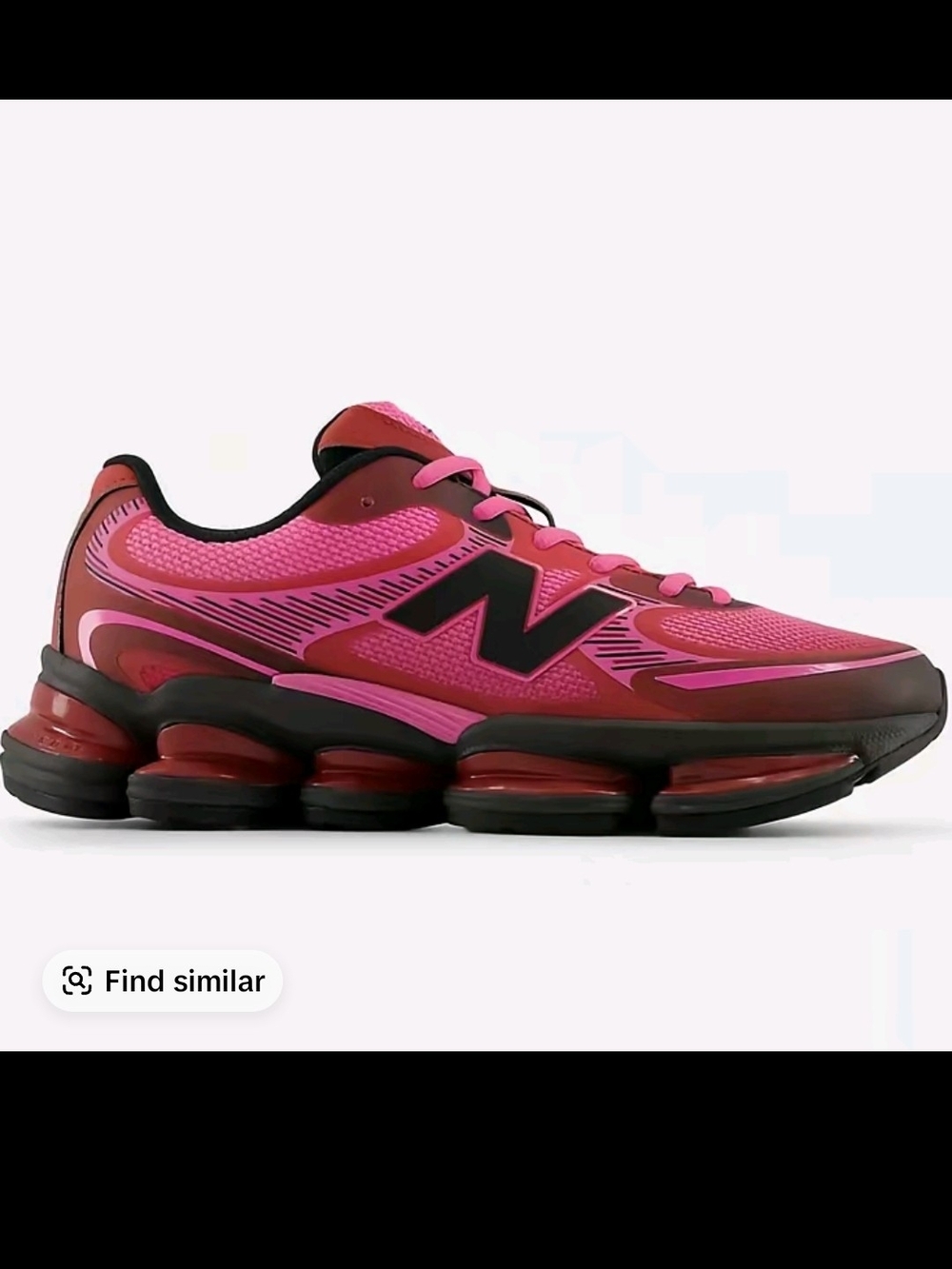 New Balance 2000 Women’s Pink and Black Athletic Running Sneakers Brand New 71/2